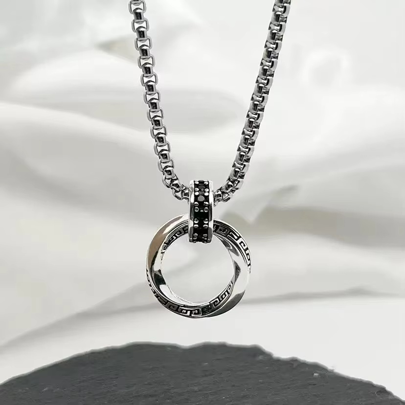 925 Sterling Silver Chain Necklace Men - Kalung Perak Sterling 925 Baru, Rantai