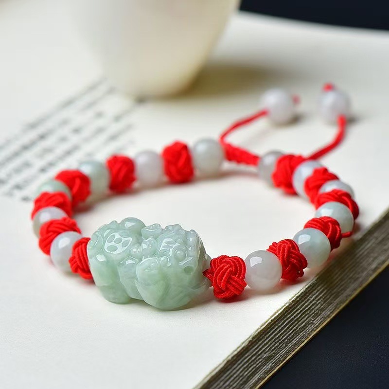 Bracelets - Gelang Pixiu Giok Burma Alami Aksesori