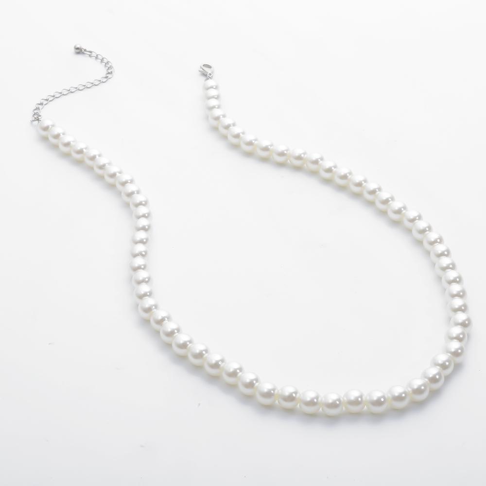 Kalung Choker mutiara imitasi  - Pearl Choker Necklace Vintage ulasan dan harga