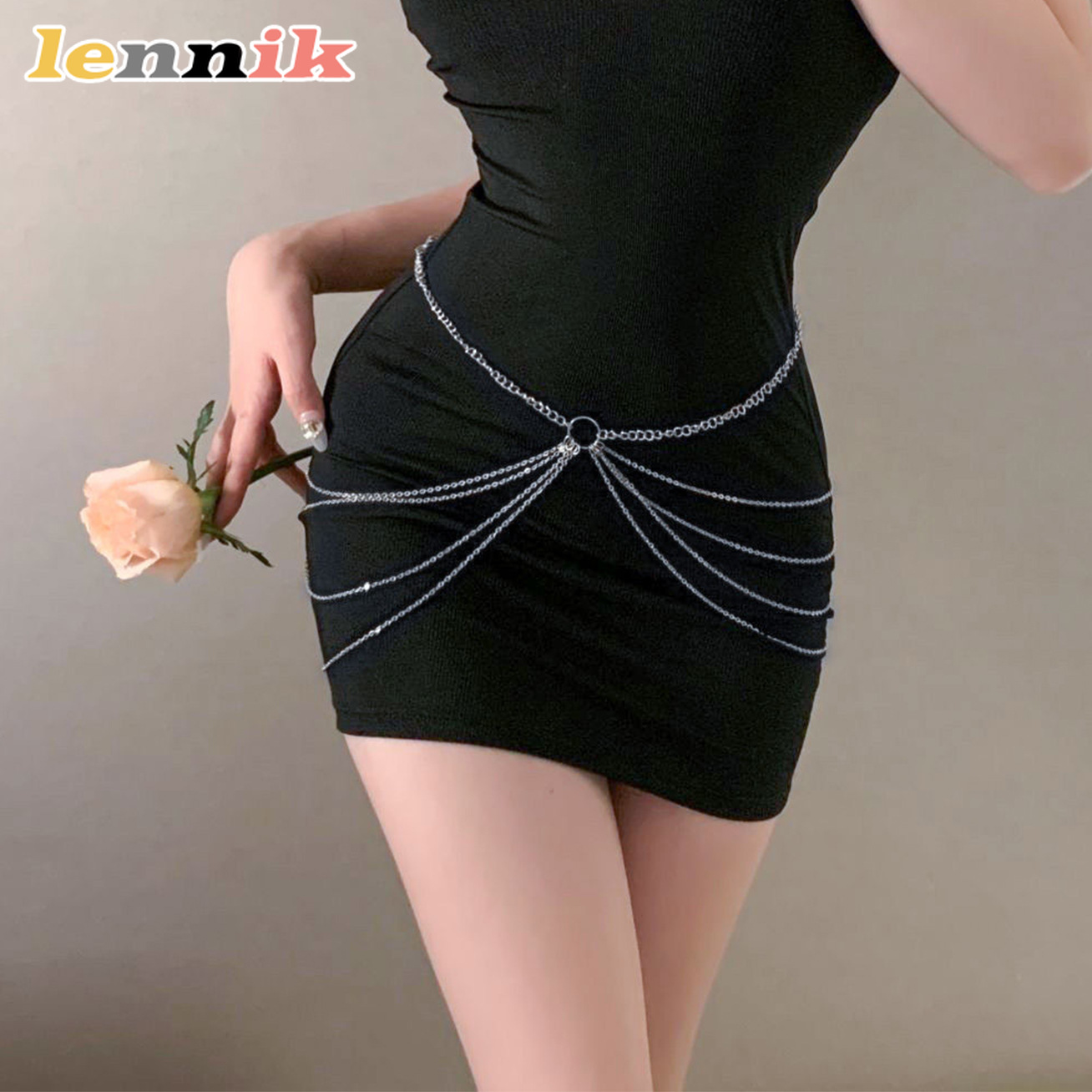 LENNIK Rantai Pinggang Multi-L - Body Jewelry ulasan dan harga