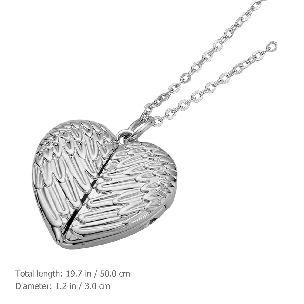 Kalung Liontin Hati Wanita, Ka - Heart Locket Necklace Photo ulasan dan harga