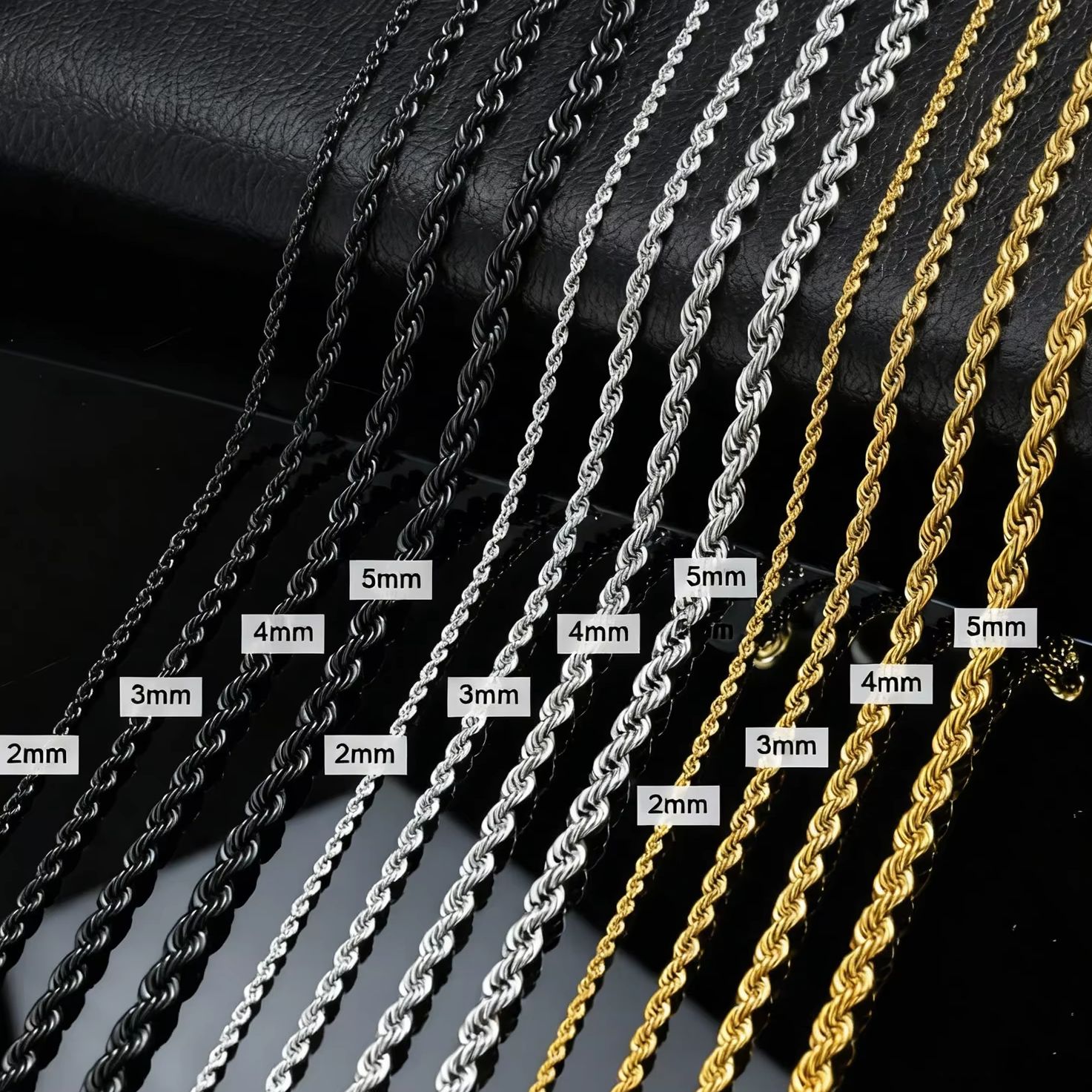 Tali Kalung Panjang Pria Kalun - Cuban Link Chain 12Mm ulasan dan harga