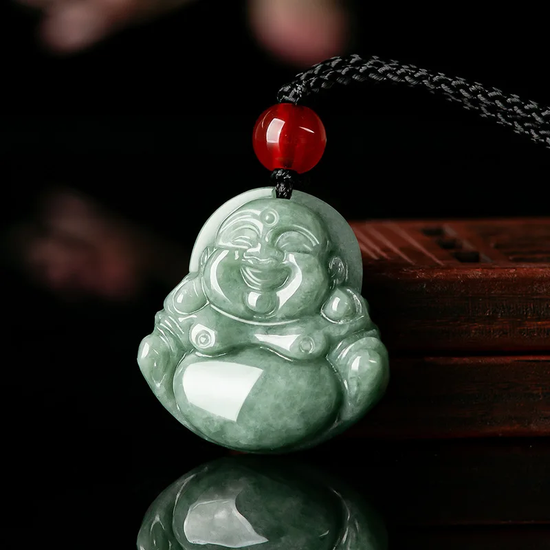Hijau Burmese Jadeite liontin  - Necklaces ulasan dan harga