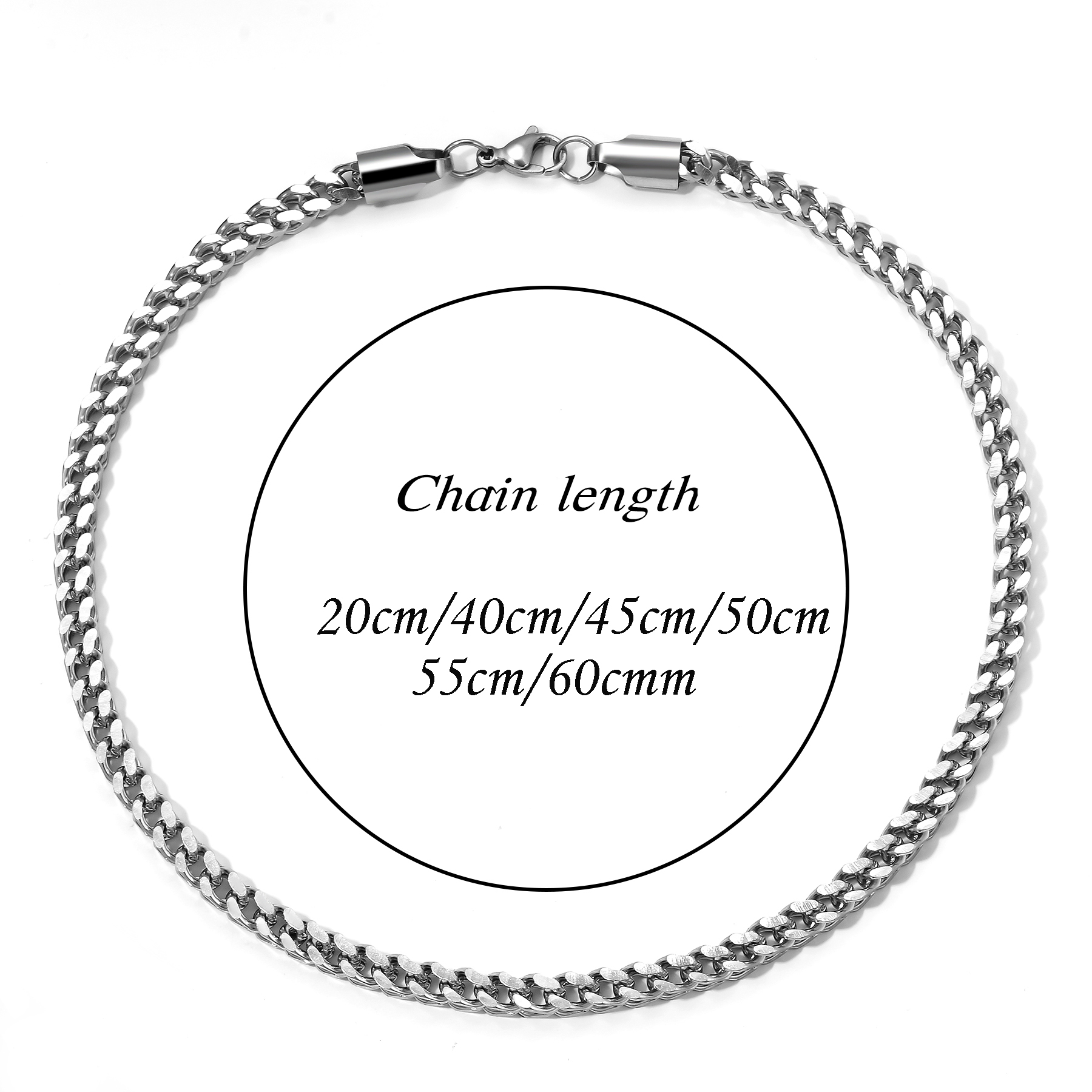 1 buah, ukuran 3mm-5mm, warna  - Cuban Link Chain 12Mm ulasan dan harga