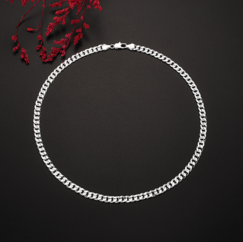 Kalung rantai 7MM bandul perak - Cuban Link Chain 12Mm ulasan dan harga