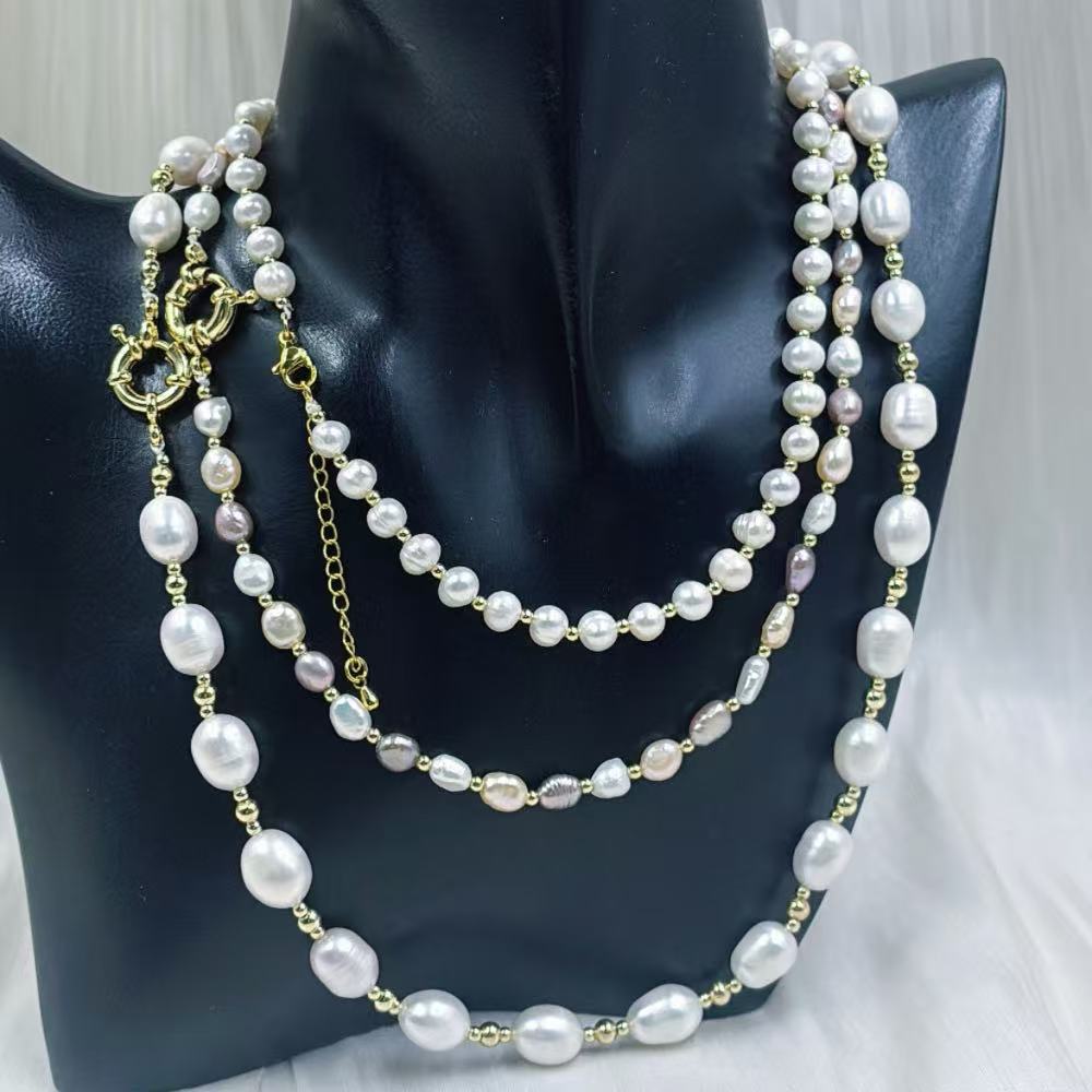 Untuk hadiah perhiasan ibu, ka - Pearl Choker Necklace Vintage ulasan dan harga