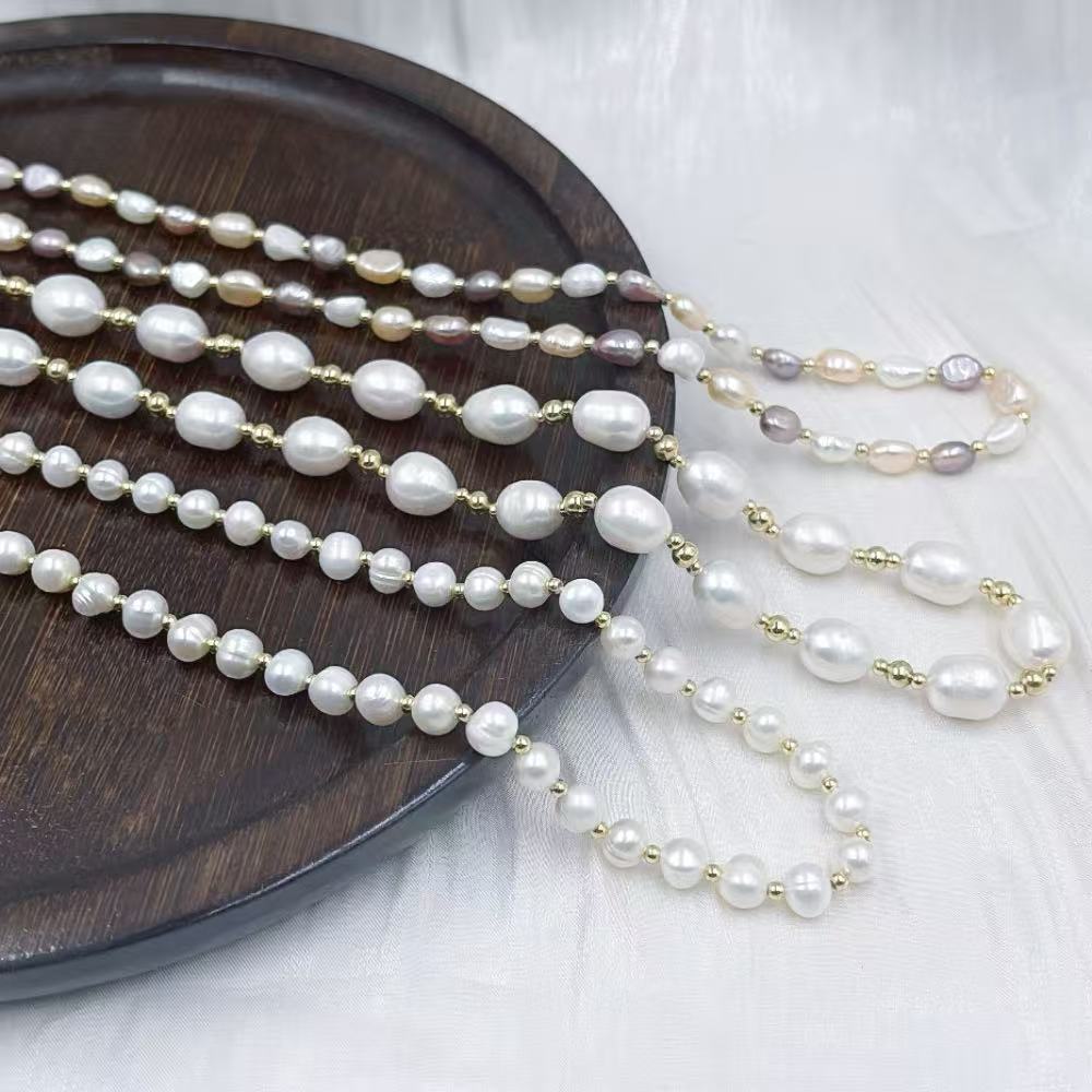 Untuk hadiah perhiasan ibu, ka - Pearl Choker Necklace Vintage ulasan dan harga