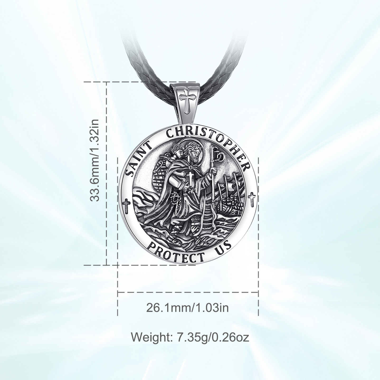 Eudora Baru 925 Perak Murni Li - 925 Sterling Silver Chain Necklace Men ulasan dan harga